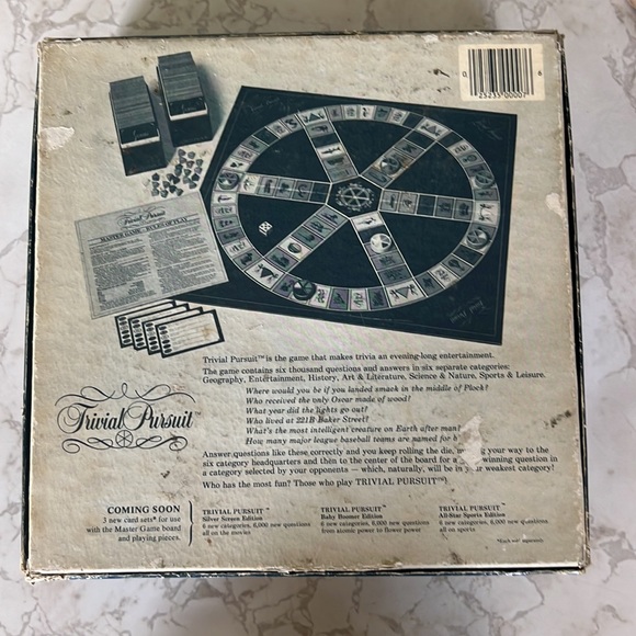 Trivial Pursuit Master Game Genius Edition No 7 - Vintage 1981 Original - Picture 16 of 16